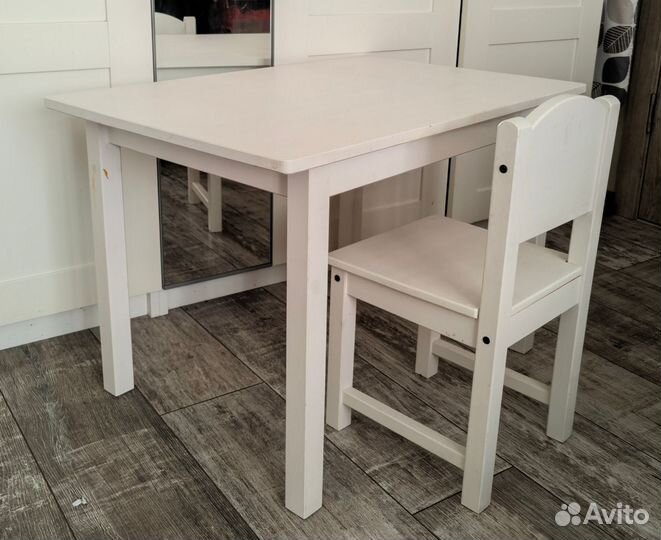 Стол со стулом детский IKEA
