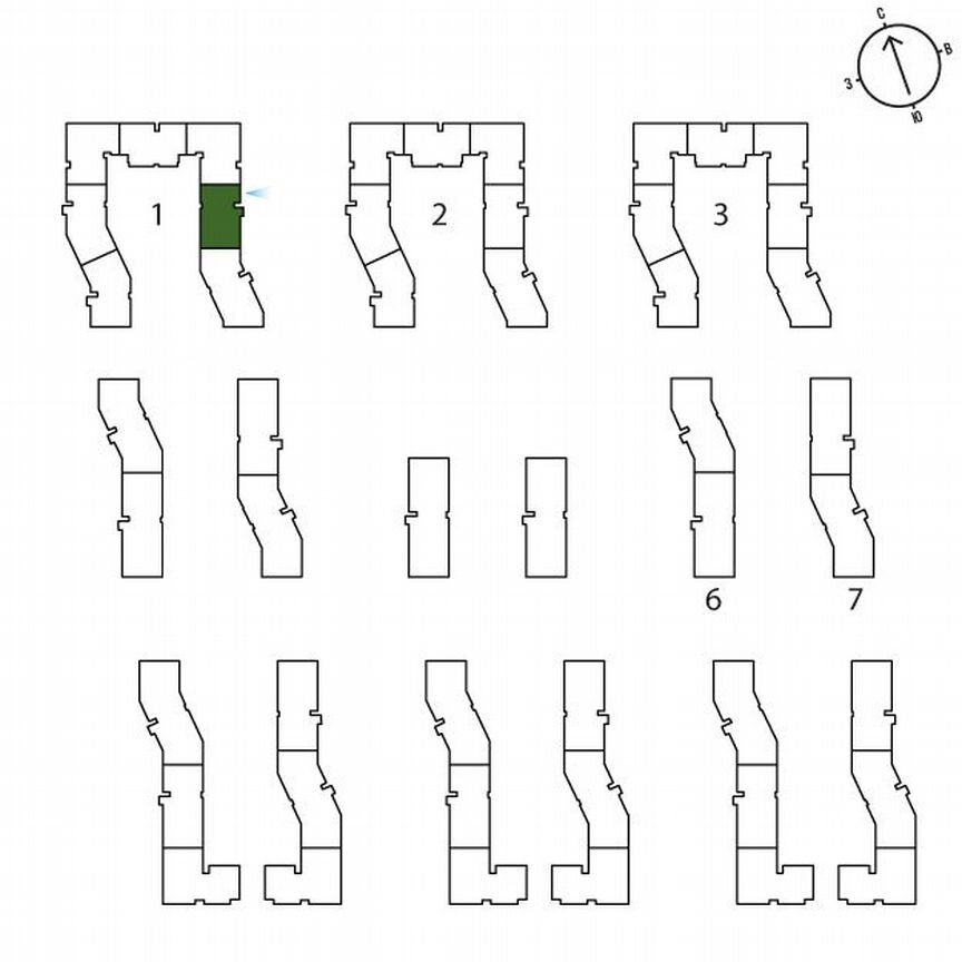 1-к. квартира, 40,9 м², 2/3 эт.