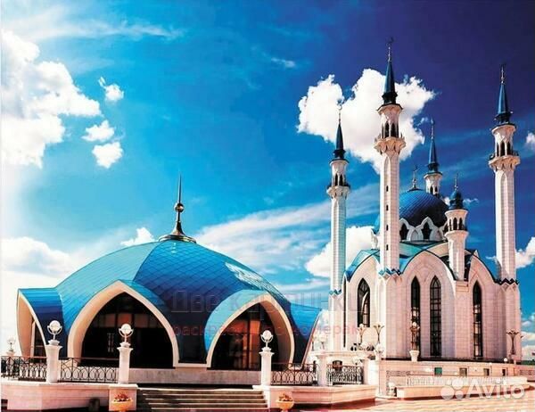 Алмазная мозаика 40x50 Мечеть Кул Шариф в Казани