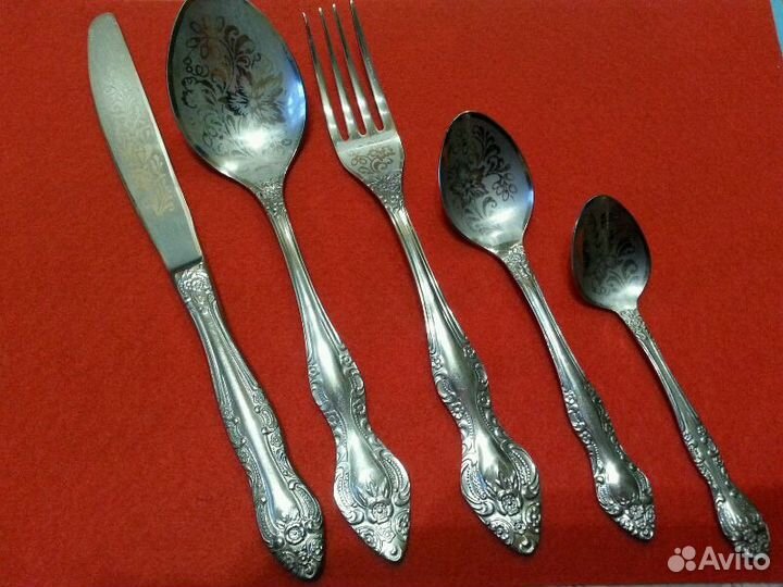 Набор столовых приборов 30 предметов новый
