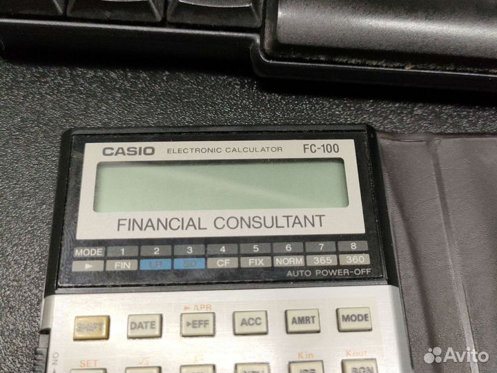 Калькулятор casio fc-100