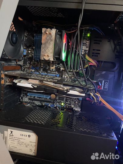 Intel core i5 2500k, GTX 1060 3g, 16g