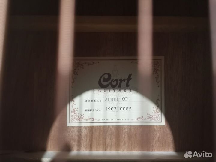 Акустическая гитара cort ad810