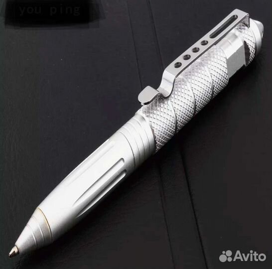 Ручка шариковая тактическая,металлическая с бойком