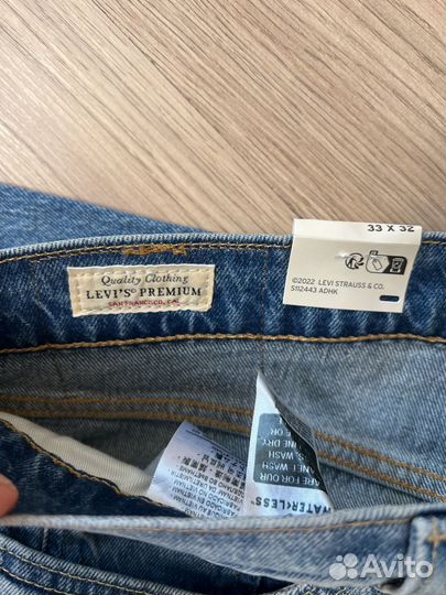 Джинсы мужские levis 502 оригинал W33 L32