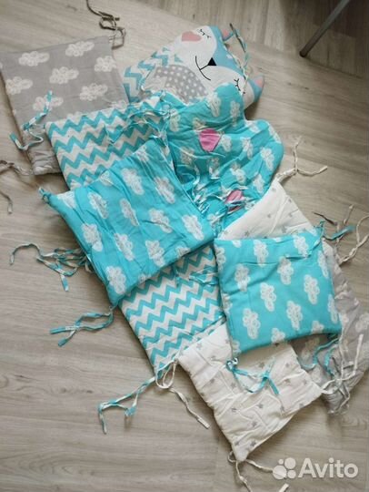 Бортики в кроватку