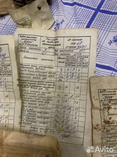 Червячная модульная фреза СССР