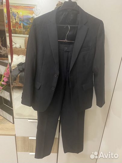 Костюм школьный серый