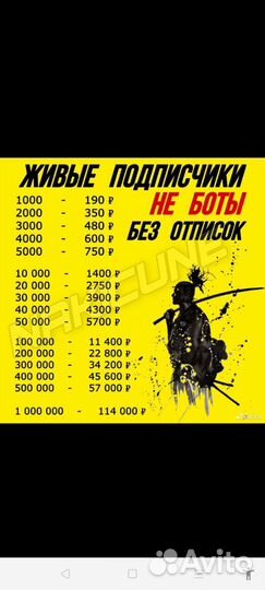 Накрутка подписчиков