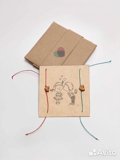 Парные браслеты для влюбленных