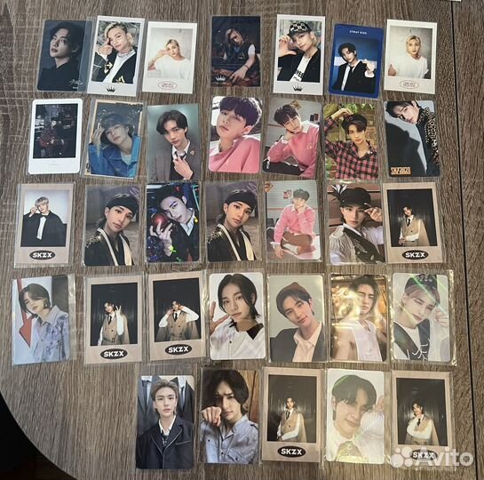 Карты stray kids хенджин