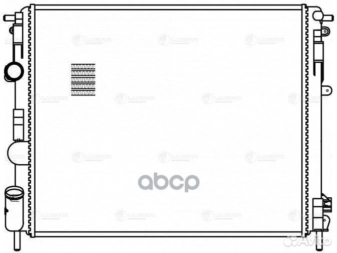 Радиатор охл. для а/м Renault Logan (04) 1.4/1