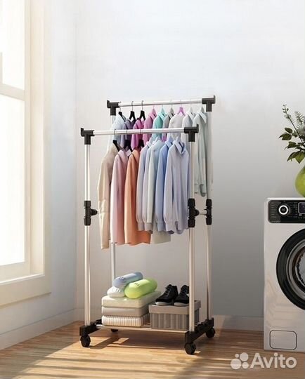 Стойка для одежды, вешалка напольная