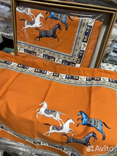 Постельное белье Hermes Премиум Сатин Оригинал