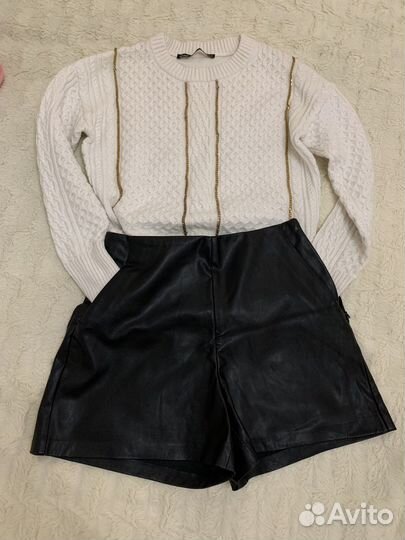 Кожаные шорты