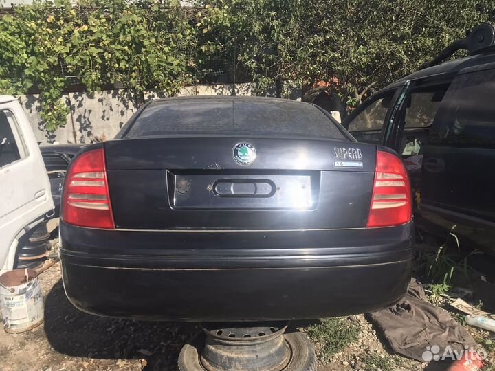 Бампер задний skoda superb 1.8