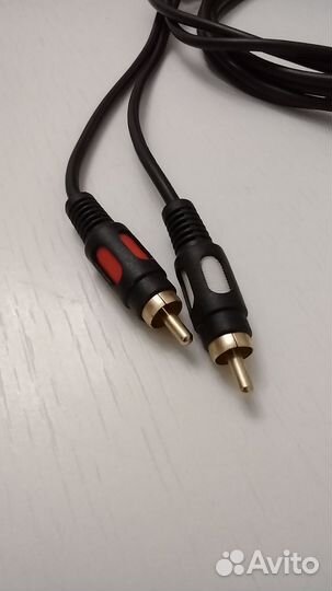 Аудиокабель 2RCA - 2RCA rexant 1 метр