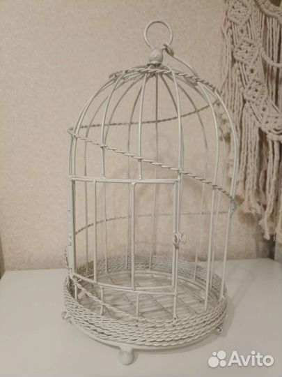 Клетка декоративная Кашпо Подсвечник