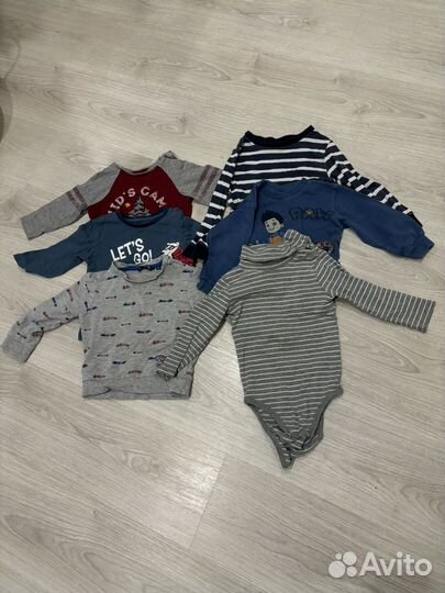 Детская одежда для мальчиков пакетом 80-92
