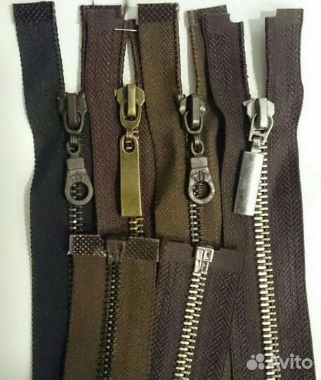 Молнии 17шт металл тип5 45-75см