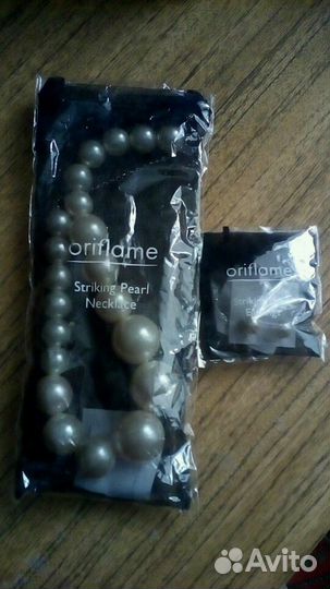 Бусы и серьги новые