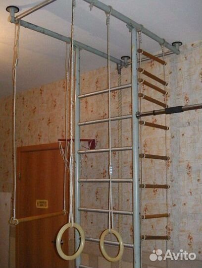 Шведская детская стенка металлическая б/у СССР