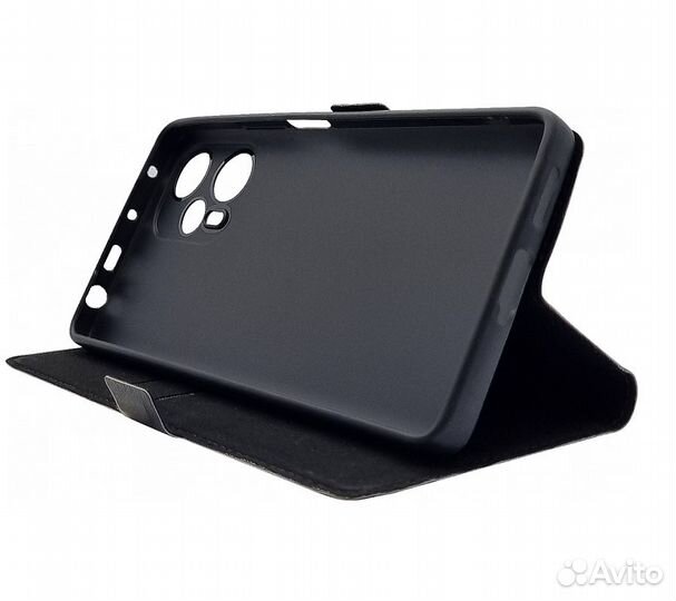 Чехол-книжка для Poco C51 черный, Book Case, boras