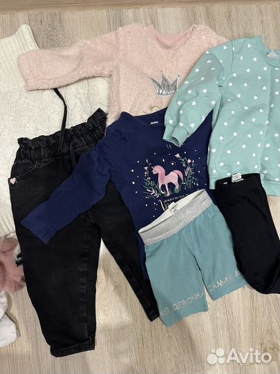 Вещи пакетом на девочку 92