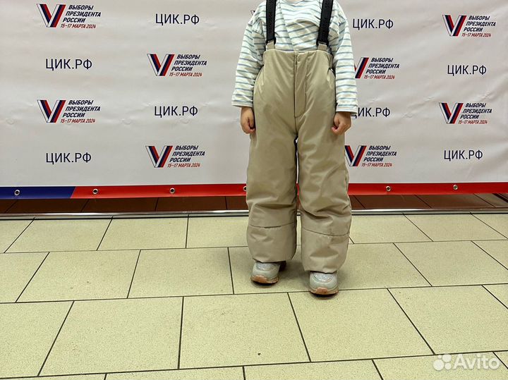 Зимний комбинезон для девочки 116