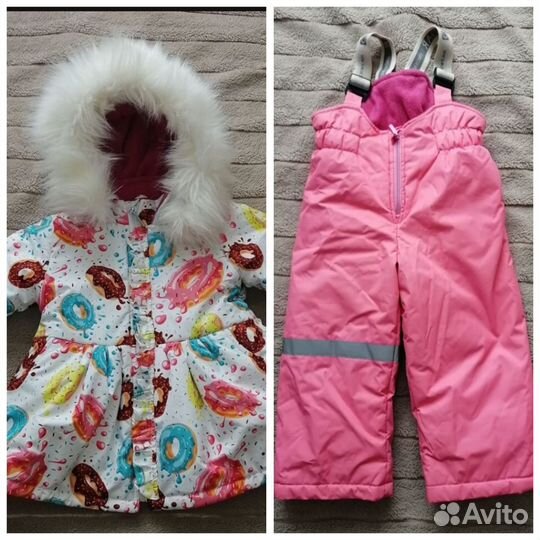 Костюм Куртка штаны зимняя для девочки 92