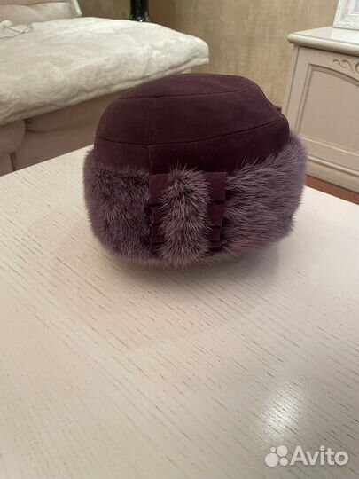 Шапка норковая женская