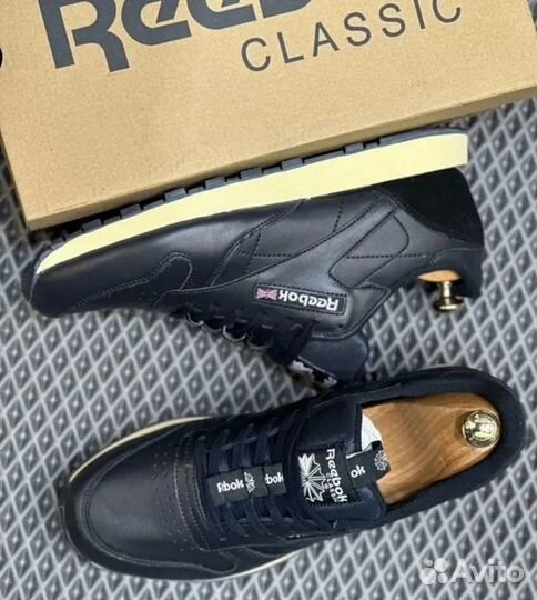 Кроссовки Reebok Classic Leather синии