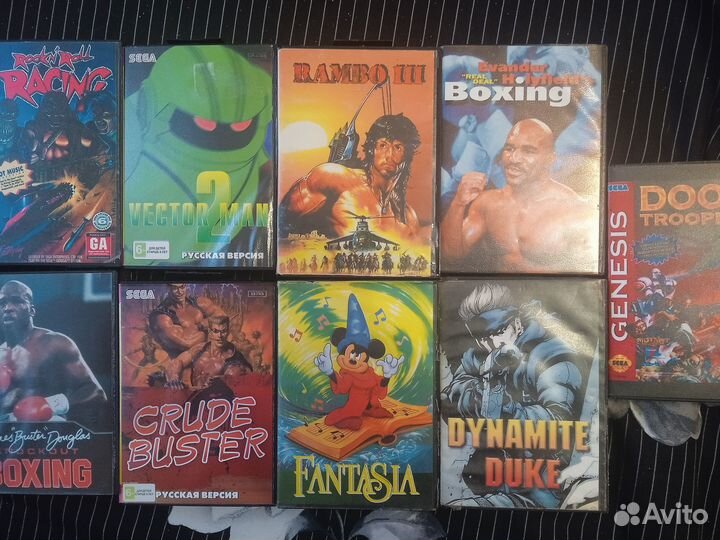 Игровые картриджи Sega