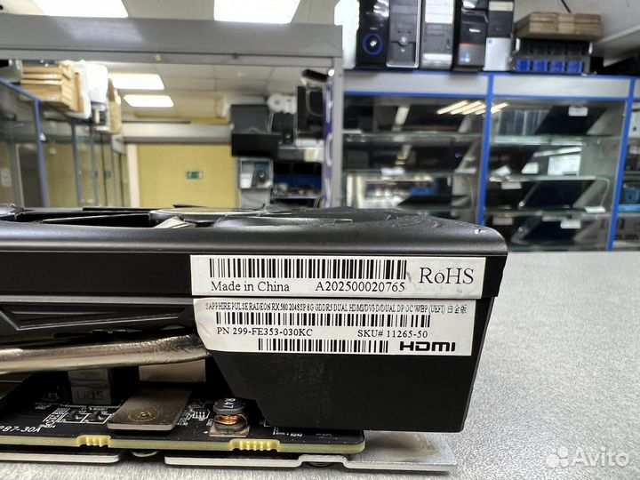 Видеокарта Sapphire AMD Radeon RX 580 pulse OC 8Gb