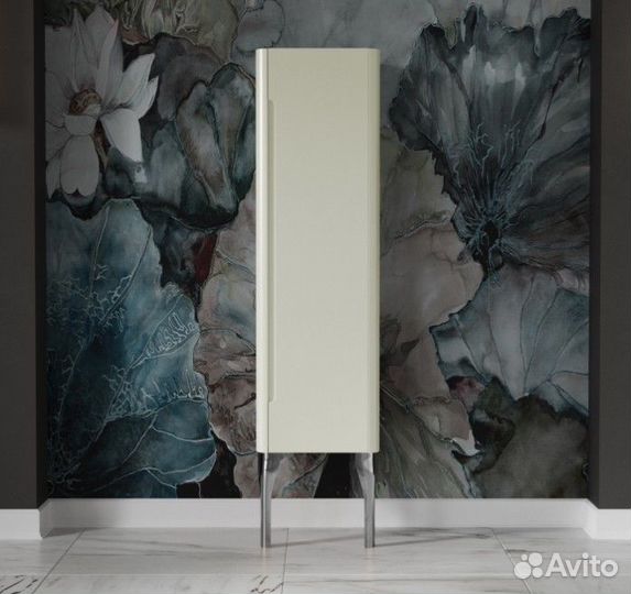 Мебель для ванной Kerasan Waldorf 150 ваниль с ящиками ножки хром