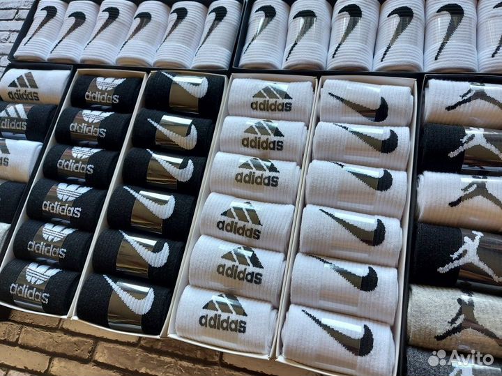 Носки Nike Fila Jordan Adidas