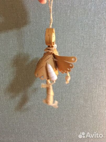 Сувенир ангел береста