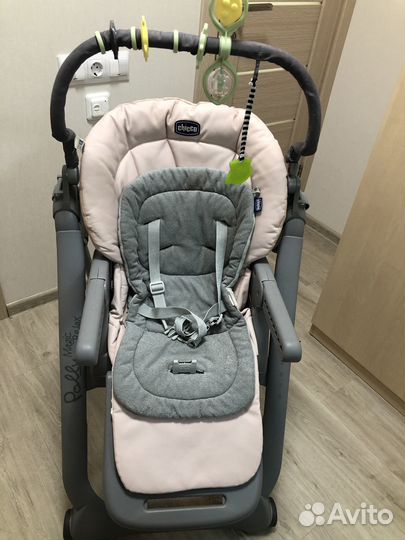 Стульчик для кормления chicco polly magic relax