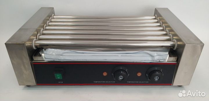 Гриль роликовый airhot аппарат для хот-догов Новый