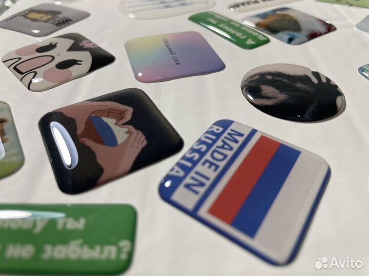 Объемные наклейки 3D брендирование