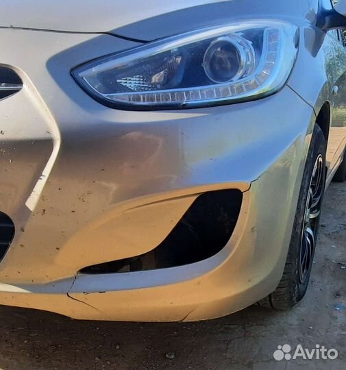 Бампер hyundai solaris б/у