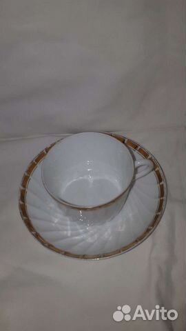 Чайная пара фарфор мскузнецова Д Ф