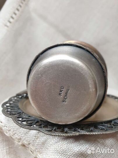 Кружечка с блюдцем