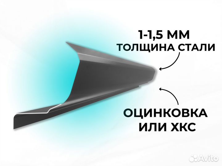 Ремонтные пороги и арки Chevrolet Щигры