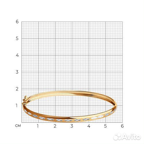 Браслет sokolov из золота, 050364, р.21