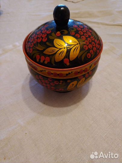 Деревянная посуда хохлома