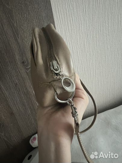 Мини сумка из натуральной кожи