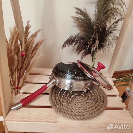 Сковорода,кастрюля Кенго. из нержавеющей стали