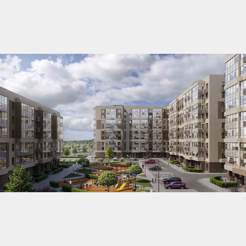 Квартира-студия, 28,7 м², 6/9 эт.