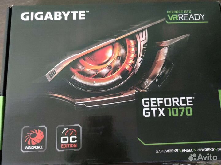 Gigabyte GeForce GTX 1070 windforce OC 8GB